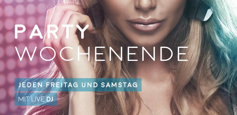 Partywochenende mit live DJ im FKK Club bei Darmstadt Sexy DJ Frau mit Kopfhörer
